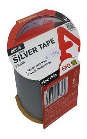 Fita Adesiva Silver Tape 1 Rolo 45x05mm