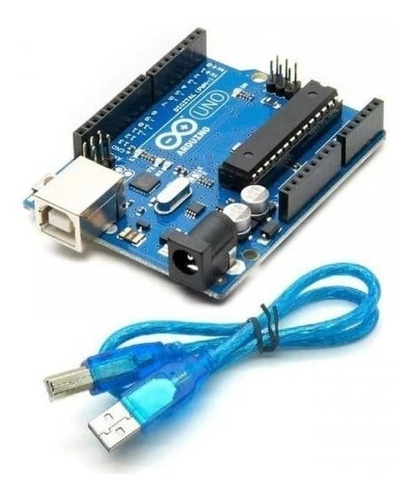 Arduino Uno R3 Con Atmega + Cab Usb