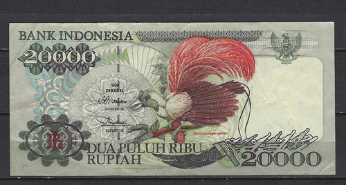 B193 Indonesia Billete 20000 Rupias 1995 Cat#. P-132d