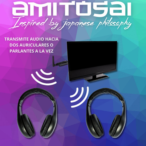 Transmisor Audio Bluetooth Dos Auriculares Mts-bttwinspro
