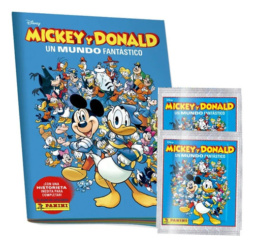 Álbum Mickey Y Donald + 40 Sobres 