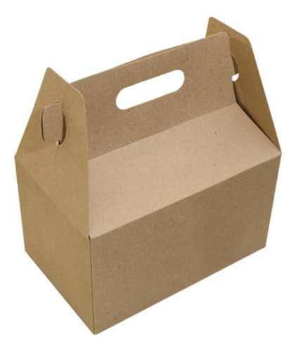 Caja Lonchera Kraft Comida Delivery X20 Unidades 22x12,5x15
