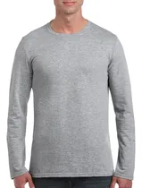 Comprar Remera Lisa Manga Larga Gris Spun Sublimable S A Xxl Unisex