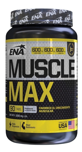 Muscle Max Ena 90 Tabs Arginina