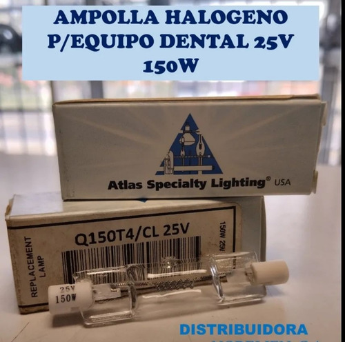 Bombillo Ampolla Halógeno Para Equipos Dentales  25v 150w