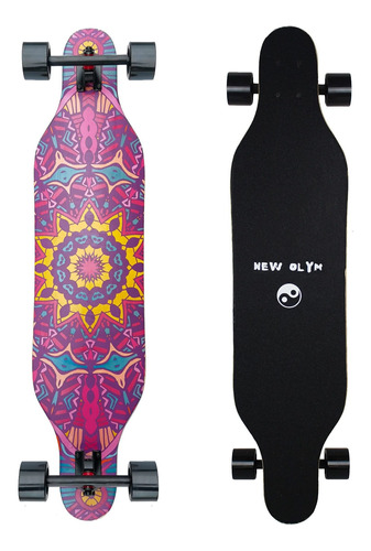 Tabla De Skate New Olym Longboard Board, 44 Pulgadas, 8  Tsk