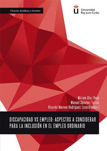 Discapacidad Vs Empleo - Sanchez Torres, Manuel