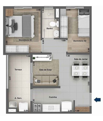 Imagem 20 de 20 de Apartamento À Venda No Bairro Vila Norma - São Paulo/sp - O-20559-34168