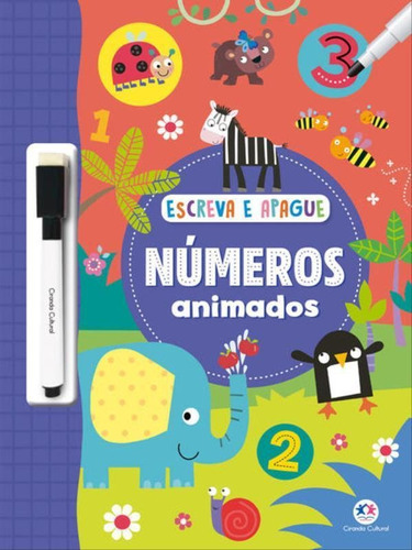 Números Animados, De Cultural, Ciranda. Editora Ciranda Cultural, Capa Mole Em Português