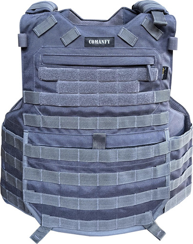 Capa De Colete Comanfy G5 Cordura 1000 Cinza Bandeirante