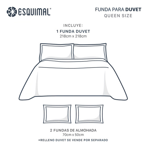Funda De Edredón Duvet Queen Size Micro-luxe Esquimal Con Pompones Y Fundas De Almohada Blanco | Microfibra Tipo Lino Prelavado Blanco Lisa