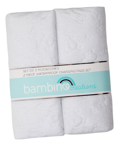 Cambiadores Mudadores Portátil Algodón Pack 2 Bambino Bebe