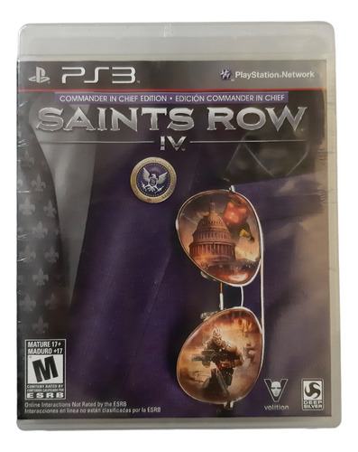 Saints Row Iv 4 Commander In Chief Edition Ps3 Físico Nuevo