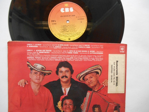 Los Chicos De Juan Lp Vinilo Edición Colombia 1985 (Usado)
