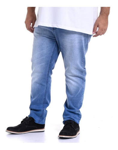 Imagem 1 de 5 de Calça Jeans Masculina C Lycra Modelos Top Até O Plus Size