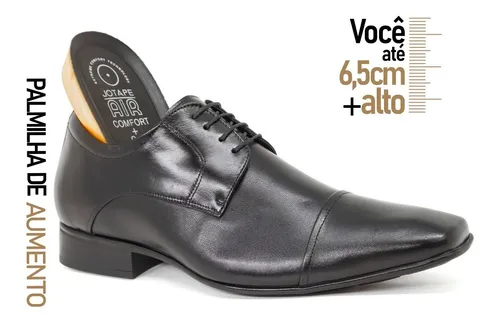 Sapato social hotsell masculino aumenta altura