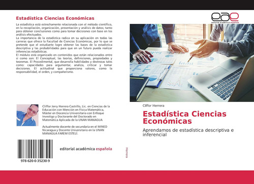 Libro: Estadística Ciencias Económicas: Aprendamos De Estadí