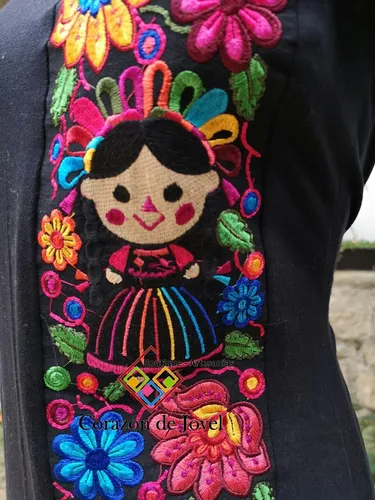 Playeras bordadas con flores hotsell