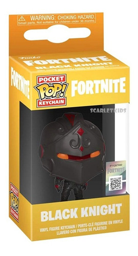 Funko Pop Llavero Fortnite Black Night Original Scarlet Kids