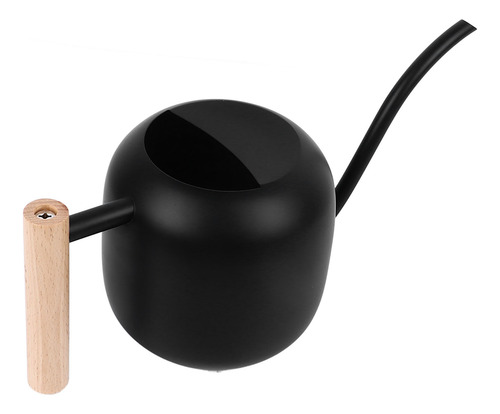 Regadera De Metal Con Mango De Madera Y Caño Largo Para Inte