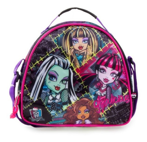 Lonchera Escolar Para Niña, Original Monster High