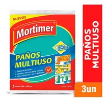 Comprar Pack X 3 Unid Paño  Multcolor 3 Un Mortimer Trapos D\u002Fpiso -