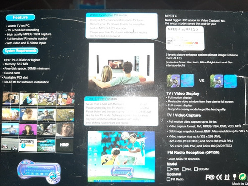 Imagen 2 de 3 de Tarjeta Advantek Pci Tv Tuner Capturadora Video