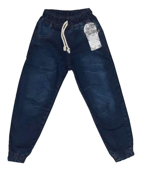 calça jeans infantil masculina com elastico