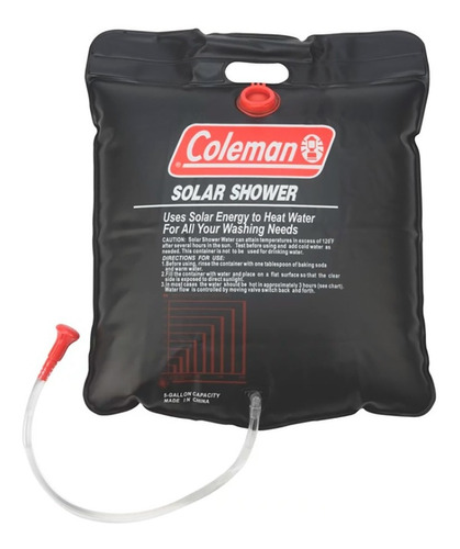 Ducha Portatil Solar Camping Ultraligera Coleman 18l