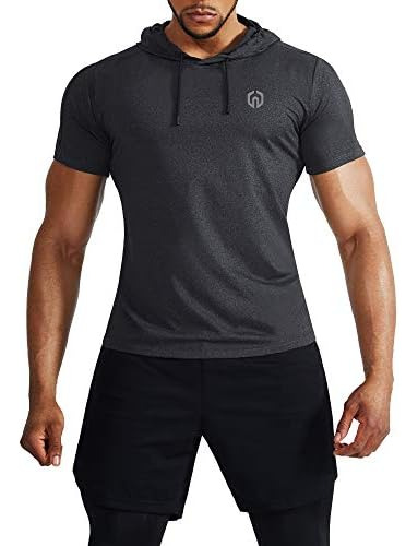 Camisa Deportiva Dry Fit Performance Con Capucha Para Hombre