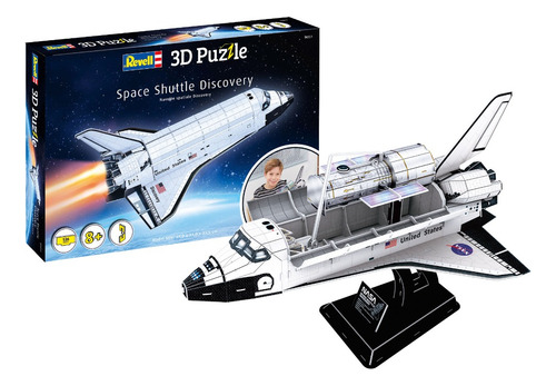 Quebra Cabeça 3d Puzzle Space Shuttle Discovery Revell 00251