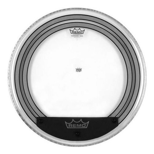 Parche Powersonic Clear Remo Pw132200 22 Pulgadas