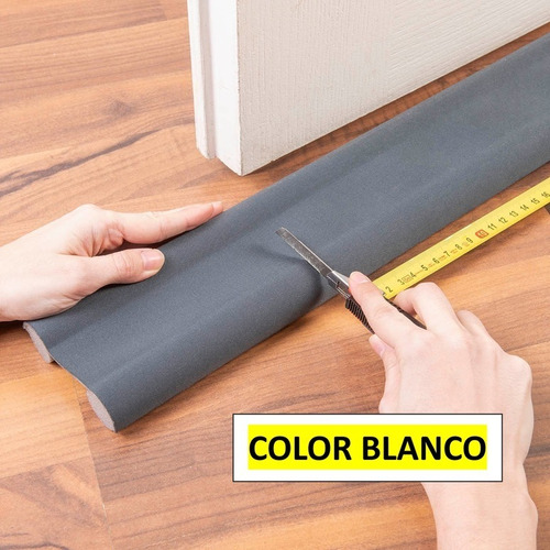 Imagen 5 de 8 de Zócalo Burlete Suprabond Doble Bajo Puerta 95cm - Blanco