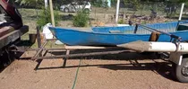 Comprar Trailer Con Canobote Fibra Con Flotadores  Motor Yamaha 2 Hp