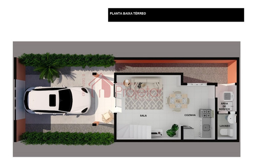 Imagem 7 de 14 de Casas Lineares Com 02 Quartos - Ponto Chic/nova Iguaçu - Ca00808 - 70981427