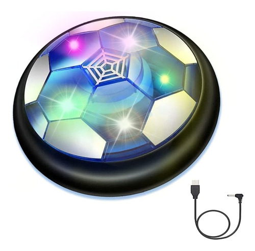 Hover Ball Para Niños De Balón Fútbol Piso Juego Con Luz Led