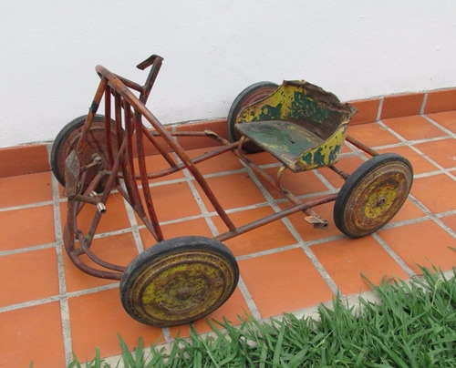 Juguete Antiguo Muy Raro Carting A Pedal, Pedal Car, Karting