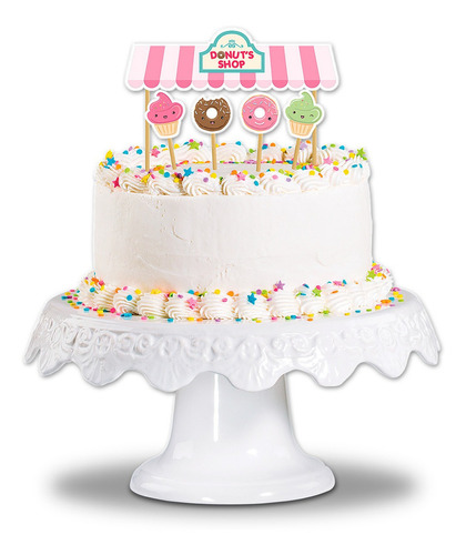 Topo De Bolo Donuts 5 Und