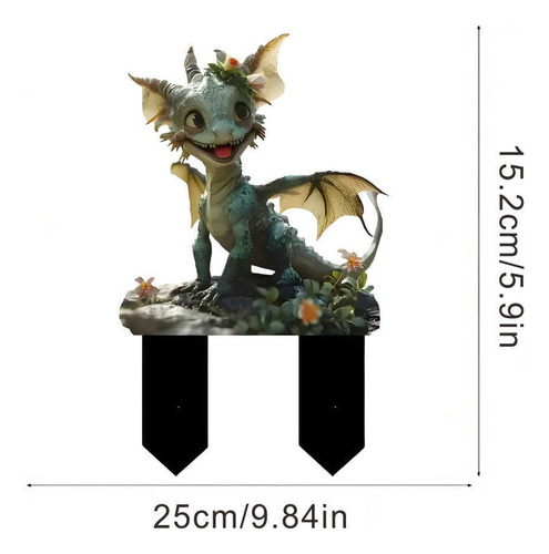 Tampão De Piso Acrílico Dragon Garden