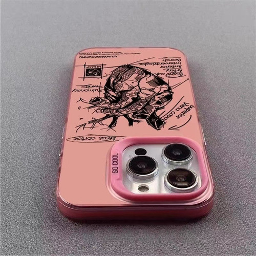 . Funda Para iPhone Case De Uso Rudo Con Diseño De Corazón N