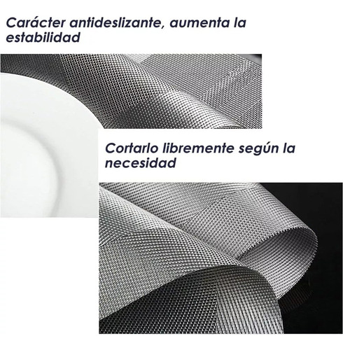 6 Manteles Antideslizantes Al Calor De Pvc Para El Hogar