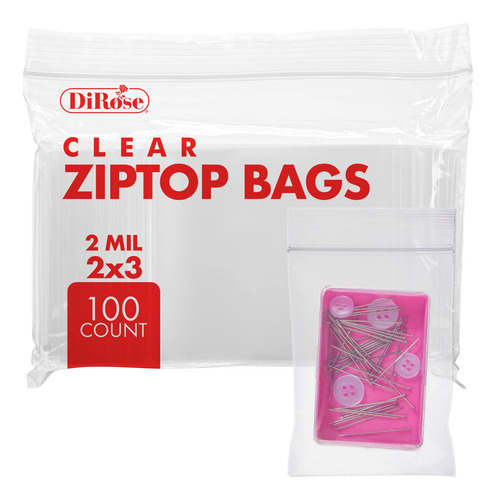Bolsas Plásticas Transparentes Con Cierre Resellables Fuerte
