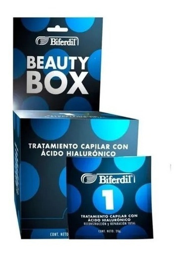 Tratamiento Capilar Biferdil 1 Acido Hialuronico 24un X20 Gr