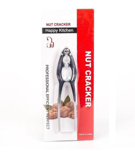 Imagen 5 de 7 de Rompe Nueces De Acero Inoxidable Cascanueces De 15cm Cocina