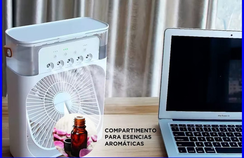 Mini Aire Acondicionado Con Deposito Para Agua Y Hielo Blanco