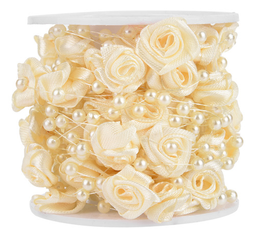 Cadena De Guirnaldas De Perlas, 10 M, Rollo, Rosas Artificia