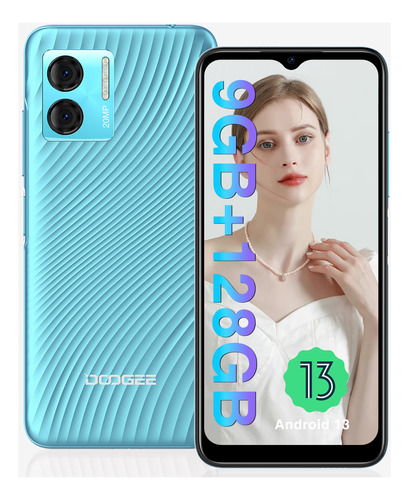 Smartphone Doogee N50s 6.52 Fhd De 9 Gb De Ram+128 Gb De Rom