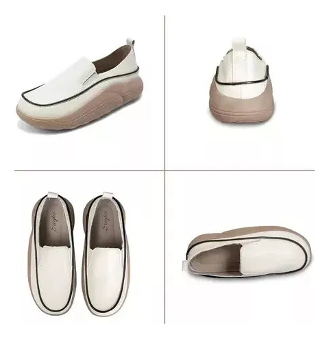 Zapatos Ortopédicos Cómodos De Cuero Suave Para Mujer