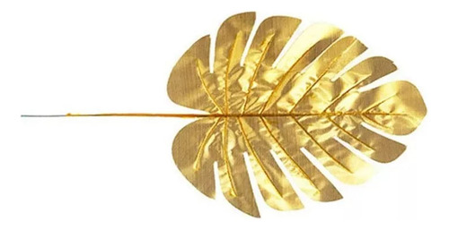 30 Pls Artificiales, Hojas De Palma, Color Dorado, Para