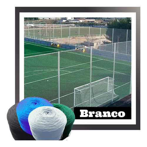 Rede Proteção Quadras/campos 4mts X 21mts F4mm Malha12cm